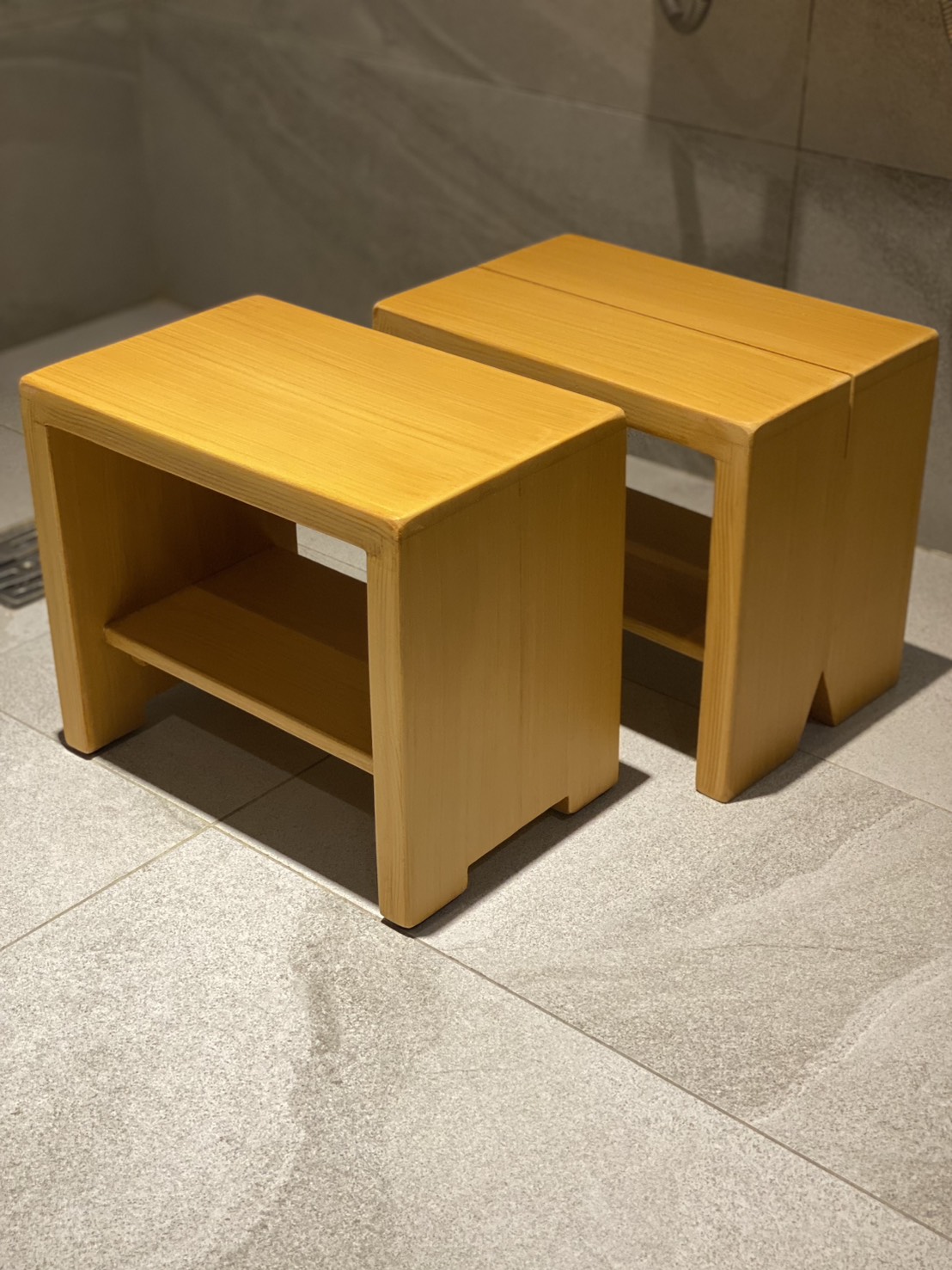 Stylewood 仿木溫泉椅（ㄇ型可收納）